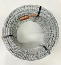 Water Service Line Slitter Puller Trenchless Pipe Replacement Cable 5/16”x 150’