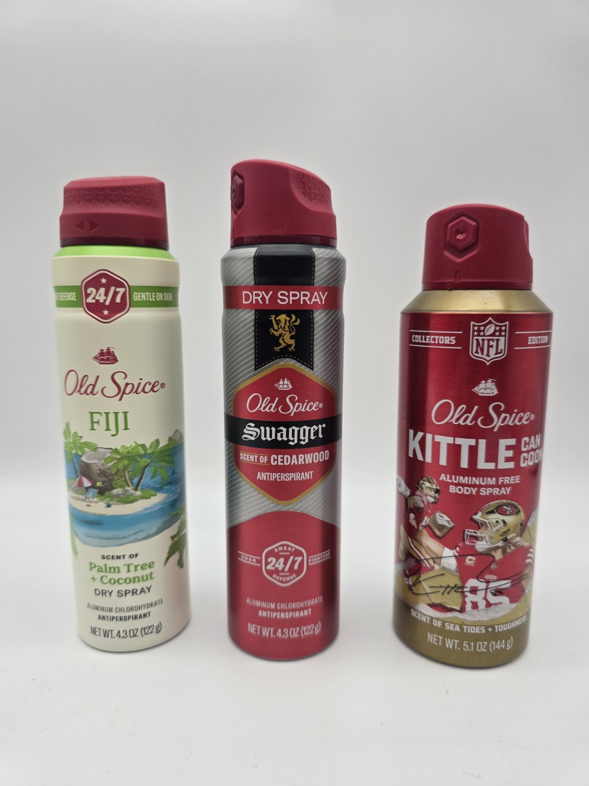 Antiperspirant(lot Of 3)fiji, Swagger, Kittle(free Shipping)