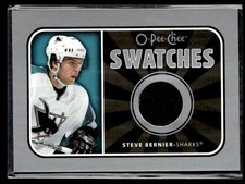 2006-07 O-Pee-Chee Swatches Steve Bernier San Jose Sharks #S-SB