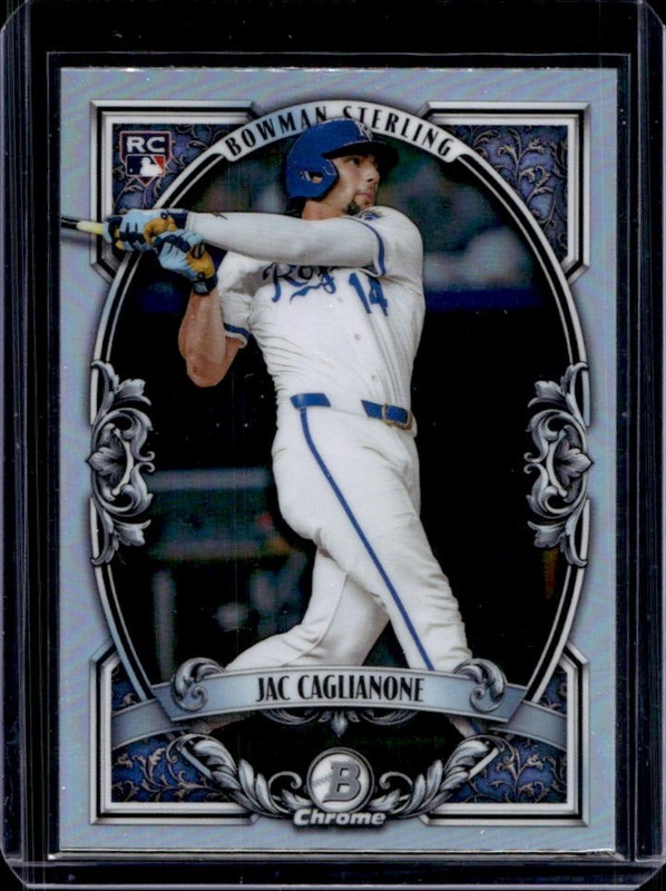 2026 Bowman Jac Caglianone Sterling Chrome RC Rookie #BST-14 Royals