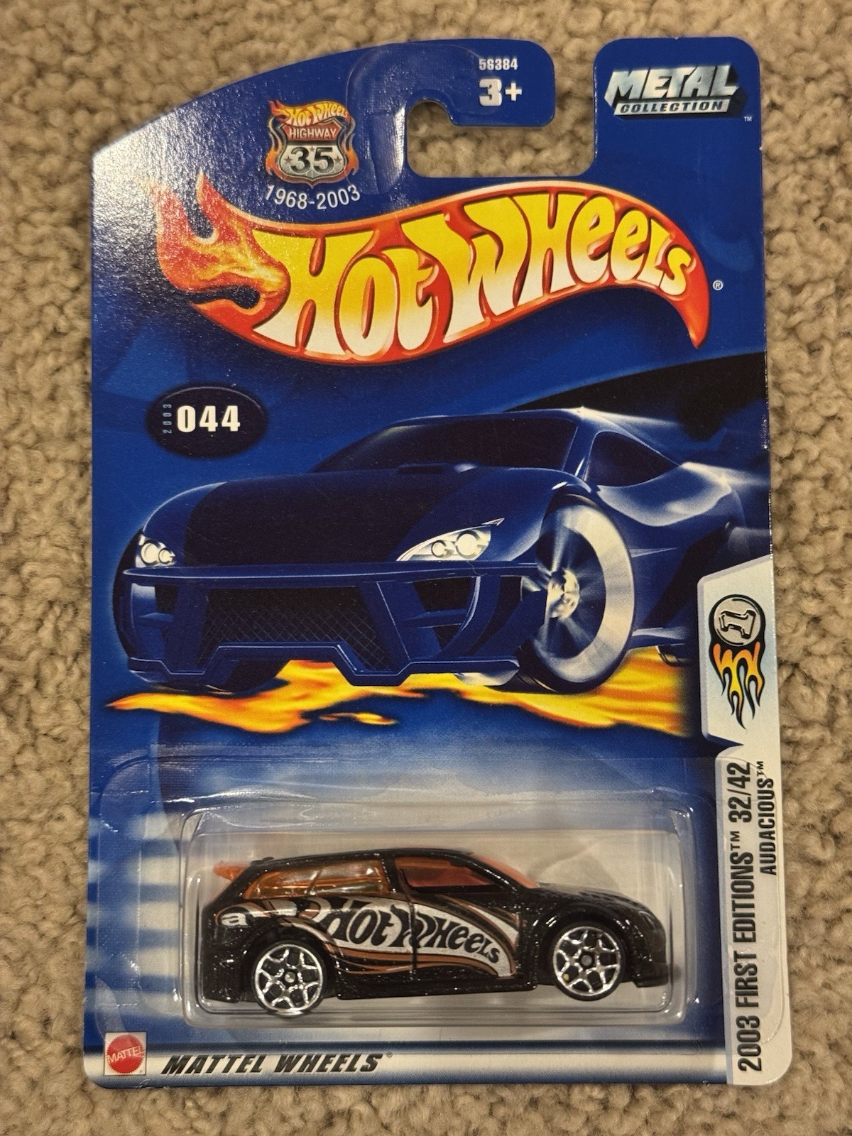 2003 Hot Wheels First Editions Audacious 32/42 Collector #044 1:64 Scale