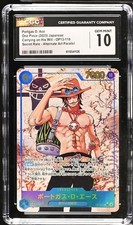 Portgas D. Ace OP13-119 SEC Carrying on His Will ONE PIECE Card CGC GEM MINT 10