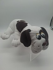 Vintage Tonka 1985 Pound Puppies White and Brown Large 18" Plush Dog