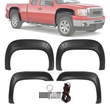 4 X Fender Flares For 2007-2013 Gmc Sierra 1500 5.8 Ft Bed Only Textured