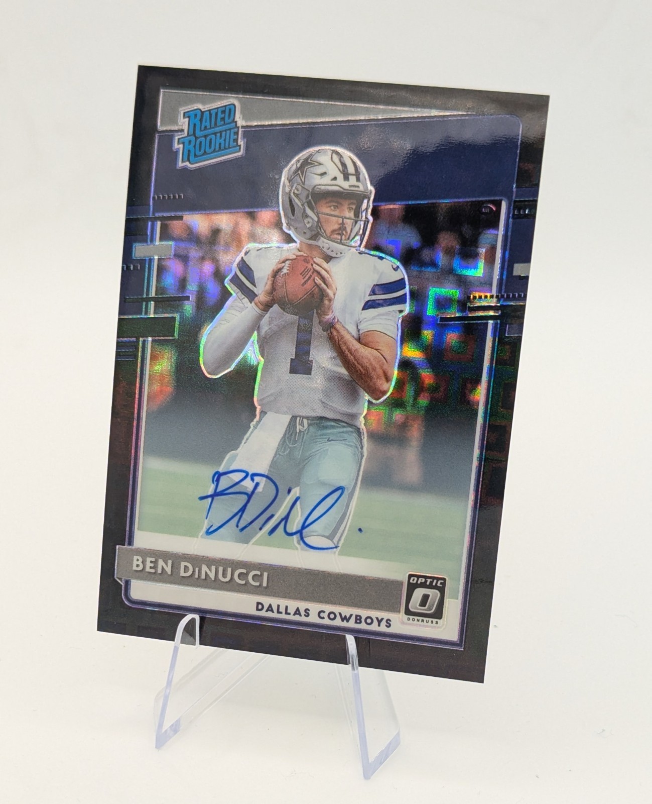 Ben DiNucci Panini Donruss Optic #200 Autograph-Black Pandora