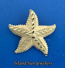 Starfish Pendant/Slide, 14k