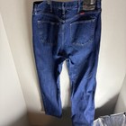 Wrangler Men's Blue Medium Wash Denim Jeans Regular Fit Straight Leg 5-Pocket — photo 6
