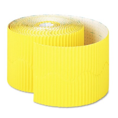 Pacon 37086 Bordette 2.25'' x 50' Decorative Border - Canary (1-Roll) New
