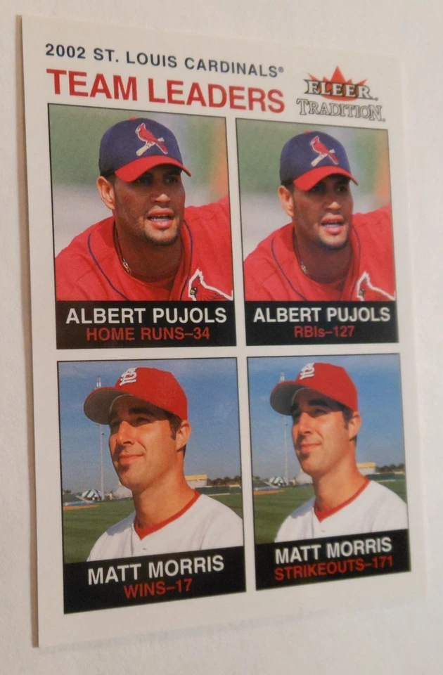 2003 Fleer Tradition #27 Albert Pujols / Matt Morris Glossy SP 25/100 Cardinals - Image 3 of 4