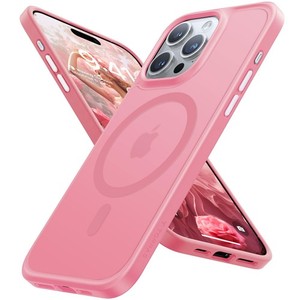 iPhone 15 Pro Max Case, Military Grade Drop,MagSafe 6.7 pink