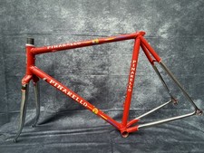 Telaio bici corsa Pinarello Vuelta ARX frame rosso red RH 54cm c-c acciaio Steel