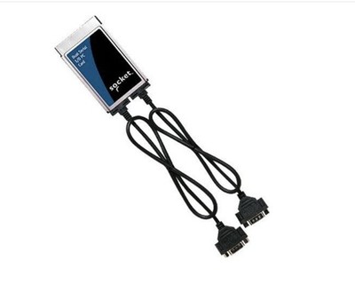 Socket Comm. Ruggedized Dual RS232 Parallel Serial I/O PC Card (SL0723-116)