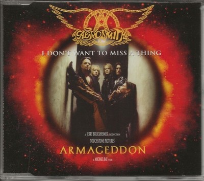 I Don't Want to Miss a Thing by Aerosmith (CD single, 1998, Columbia) Import