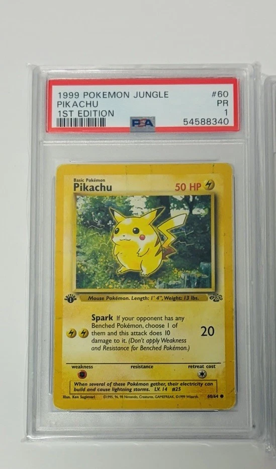 Pikachu Pokémon TCG Professional Sports Authenticator (PSA