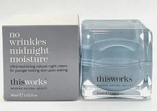 Thisworks No Wrinkles Midnight Moisture Night Cream 1.62 fl oz / 48ml New In Box