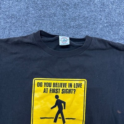 Delta Pro Weight T-Shirt Mens Size M Black Graphic Funny Sarcastic Cotton Tee
