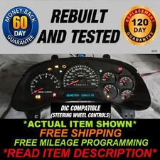 2002-2009 Chevy Trailblazer Gauge Cluster 2002-2009 Chevy Trailblazer Gauge Cluster