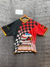 Vintage 1999 Michael Schumacher AOP Ferrari Formula 1 V-Neck T-Shirt XL