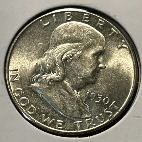 1950 P Silver Franklin Half Dollar Coin Collection UNC