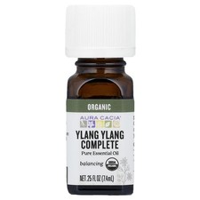 UPC 051381908683 product image for Pure Essential Oil, Organic Ylang Ylang Complete, 0.25 fl oz (7.4 ml) | upcitemdb.com