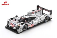 Spark 43LM15 1:43 Porsche 919 Hybrid Sieger Le Mans 2015 Modellauto Weiß Resin