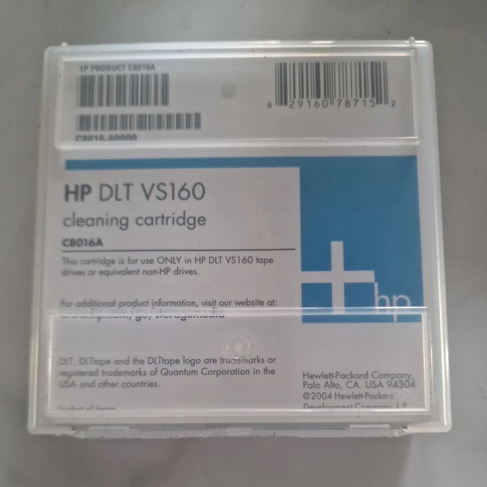 VINTAGE PC EQUIPMENT DELL DLT VS160 CLEANING CARTRIDGE NEW UNUSED - Image 2 of 2