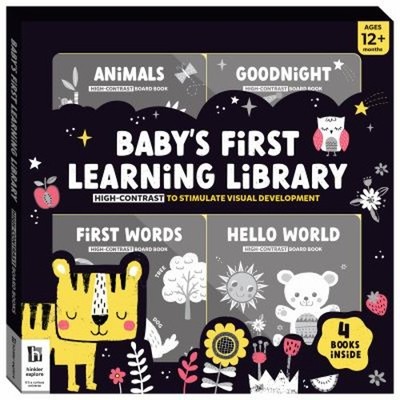 High Contrast Baby's First Learning Library Board Books
