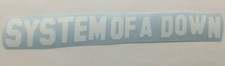 SYSTEM OF A DOWN Band Logo 3 Die Cut Vinyl Sticker Classic Rock Roll Metal Punk