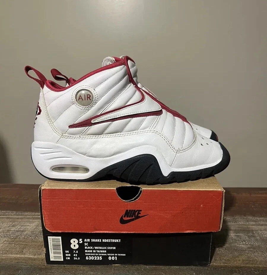 Nike Air Shake Ndestrukt Red Leather for Sale | Authenticity