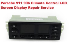 Porsche 911 996 986 Boxster Climate Control LCD Screen Display Repair Service