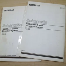 CAT CATERPILLAR 12H MOTOR GRADER Electrical System Diagram Schematic Manual 2005