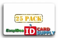 QTY: 25 | Clear ID Card Protective Overlay with Adhesive Back