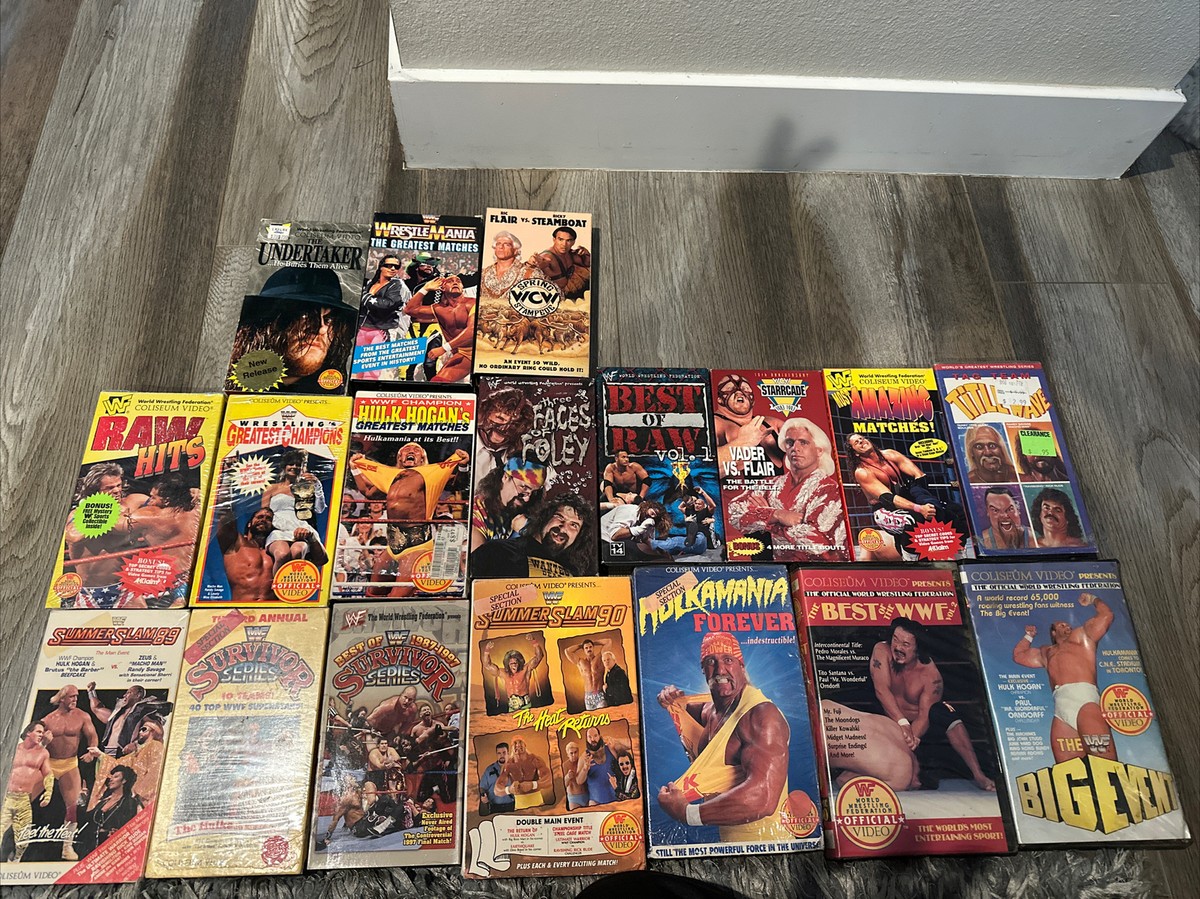 WWF WWE Vintage Wrestling VHS Survivor Series, Summer Slam
