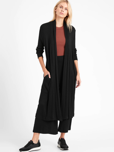 NWT Banana Republic Cozy Ribbed Duster 