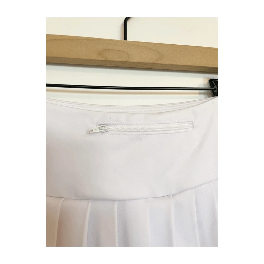 White mini tennis skirt for women - small size