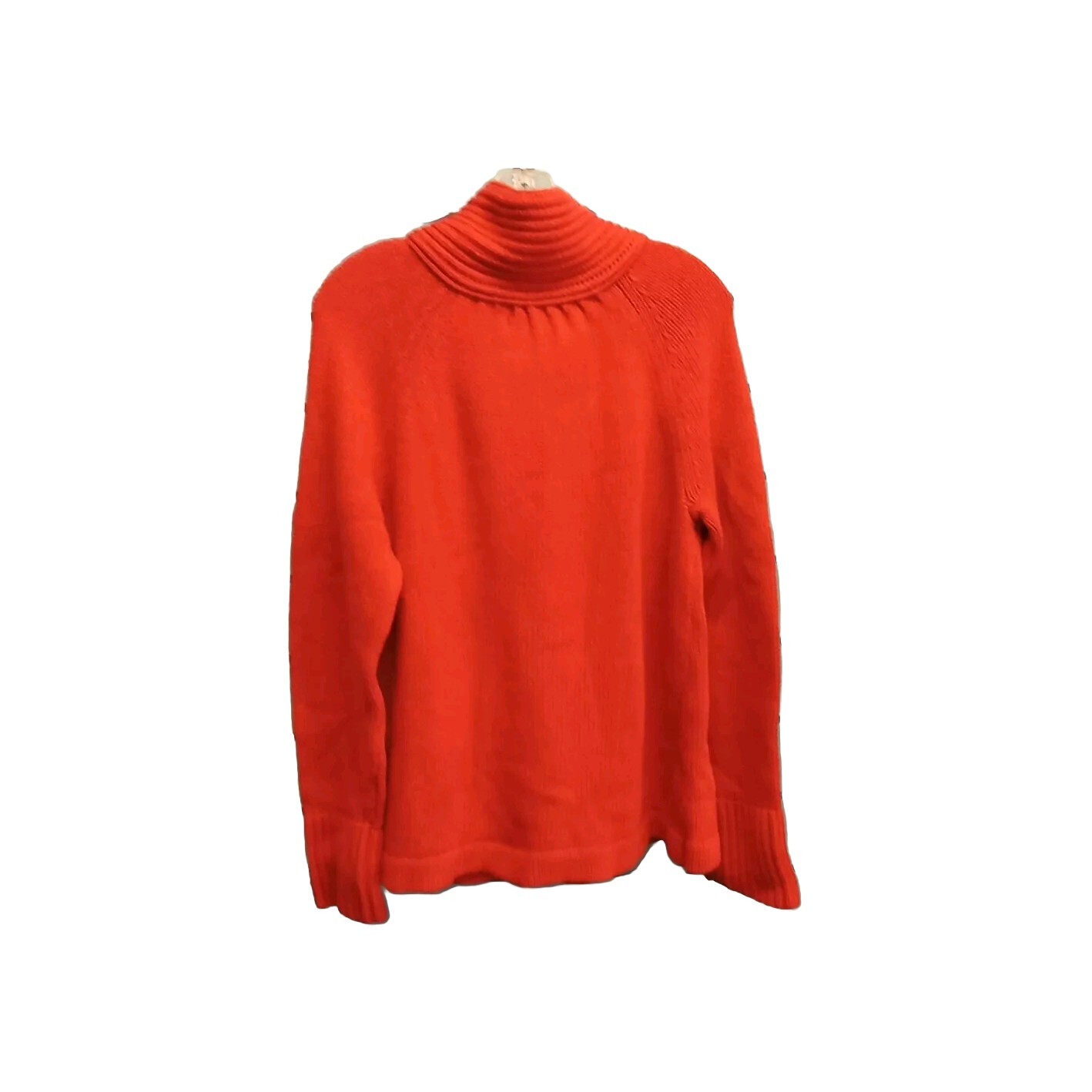 Old Navy High Buttoned Neck Cape Sweater Wool Blend L Preppy Wimsigoth Y2K image 5