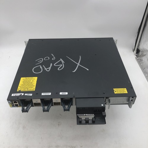 Cisco WS-C3650-48FD-L V05 48-Port Gigabit PoE + 2x 10Gb SFP+ | READ. BAD POE - Picture 7 of 12