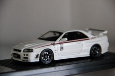1/43 HPI NISSAN SKYLINE GTR R34 R-TUNE WHITE 8379