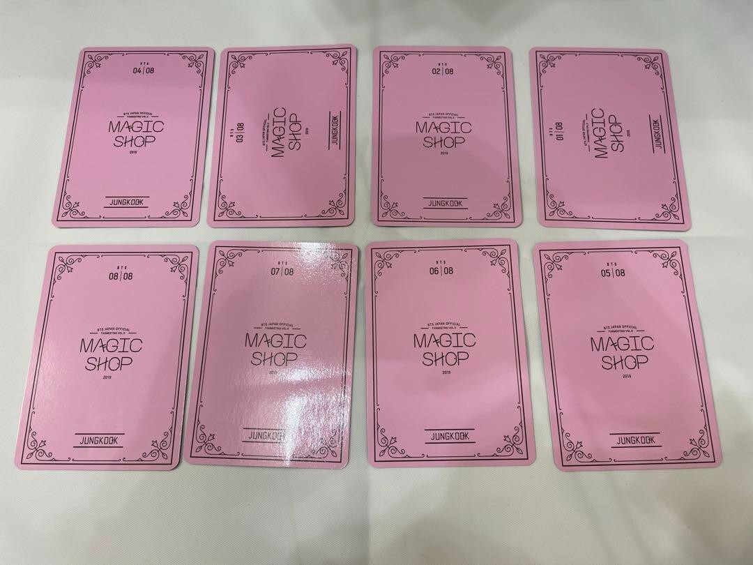 BTS Jungkook Official Photo Card Set Japan Fan Meeting Vol 5