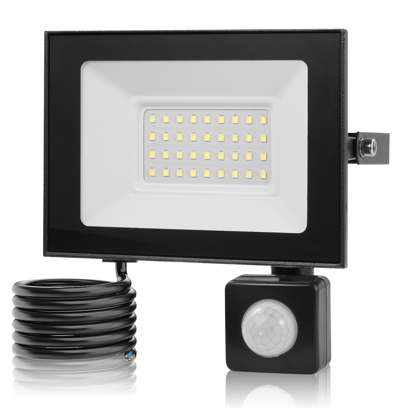 LED Fluter mit Bewegungsmelder/Stecker 10W500W Außen Strahler