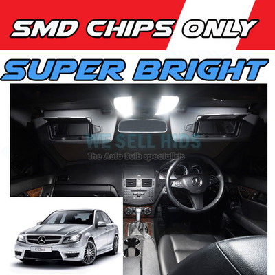 LED Interior Light Bulb Kit For Mercedes Benz MB C E S M Class W202 W203 S203 W204 S204 W210 W211 S211 W212 S212 W220 W221 W164