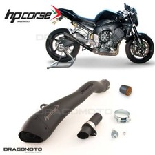 YAMAHA FZ1 2008 2009 Scarico HP CORSE Nero HYDROFORM Omologato Kat