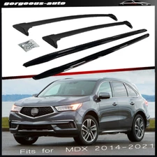 4Pcs Roof Side Rail Rack Cross Bars Crossbars Cargo Fits for Acura MDX 2014-2021