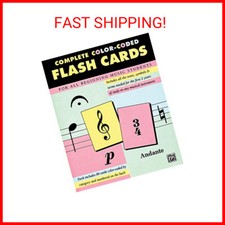 Complete Color Coded Flash Cards for All Beginning Music Students Cards   July 1