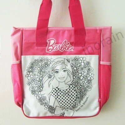 Barbie Girls School Bags Shoulder Bag Coloring Multi Purpose Tote