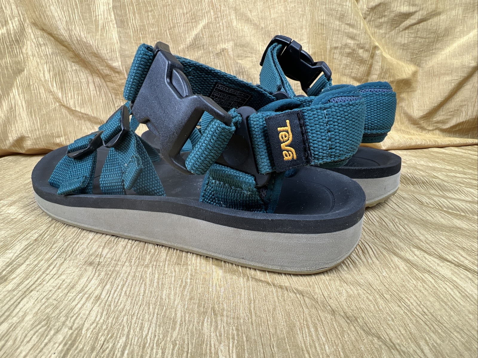 TEVA M ALP PREMIER DEEP TEAL SPORT SANDALS Men’s US8 EUC Water Hike