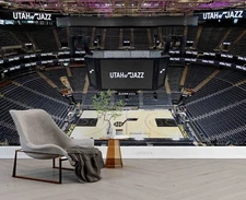 3D Vivint Smart Home Arena Wallpaper Wall Mural Peel and Stick Wallpaper 542