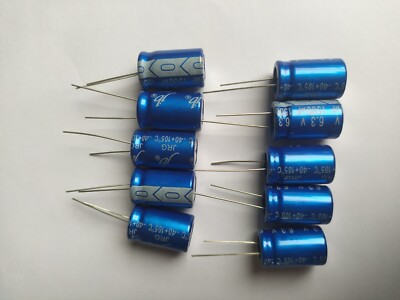 Lot De 10 Condensateurs électrolytiques 1uF 50V 105°C – Type Radial – Pour Réparations électroniques