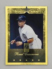 Raul Casanova 1997 Donruss Elite Gold Stars #91 Detroit Tigers Baseball Card