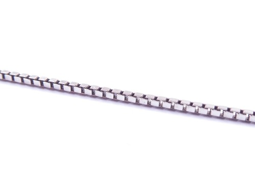 Cadena de eslabones de caja de plata de ley 925 4 g 19,5 pulgadas - Imagen 4 de 7